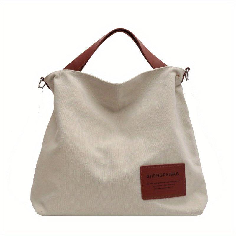 Eenvoudige Canvas Schoudertas - Ramden