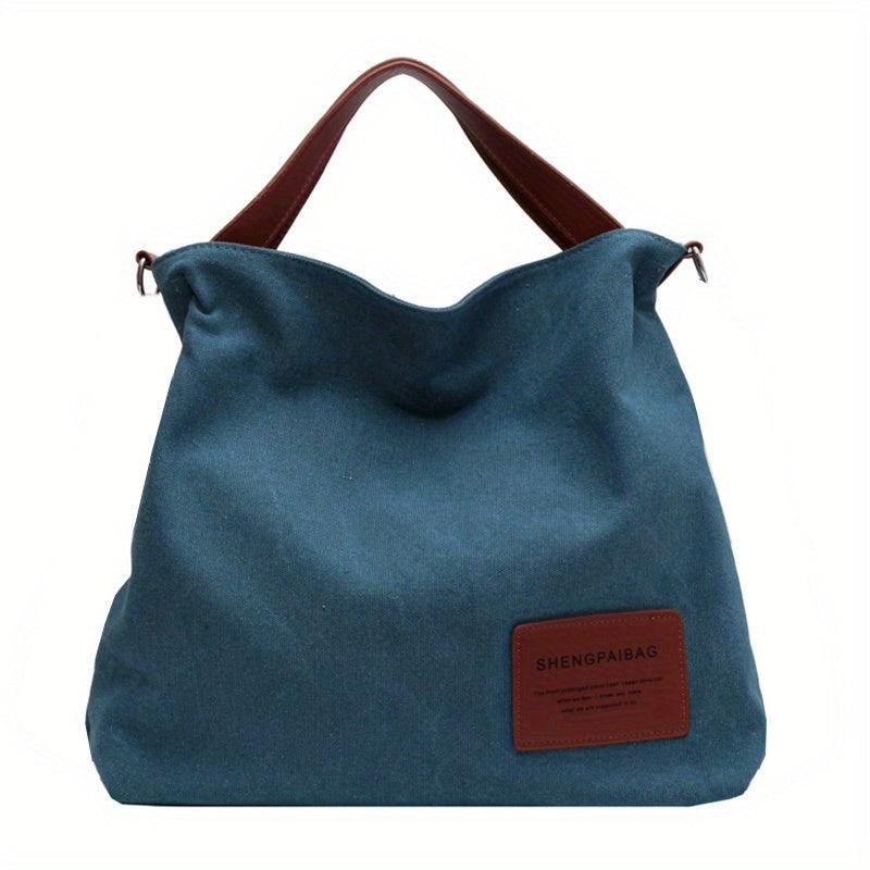 Eenvoudige Canvas Schoudertas - Ramden