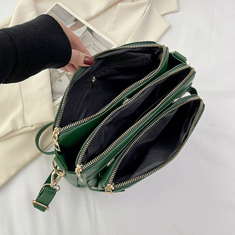 Leren crossbody schoudertassen - Lorein