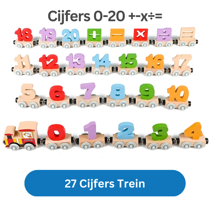 Magnetische puzzeltrein | Leren in puzzelstijl  - Megz