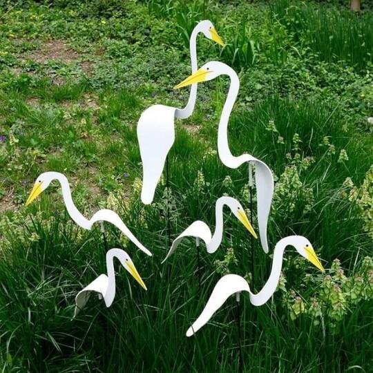 SwirGard | Tuindecoratie dwarrelende vogels