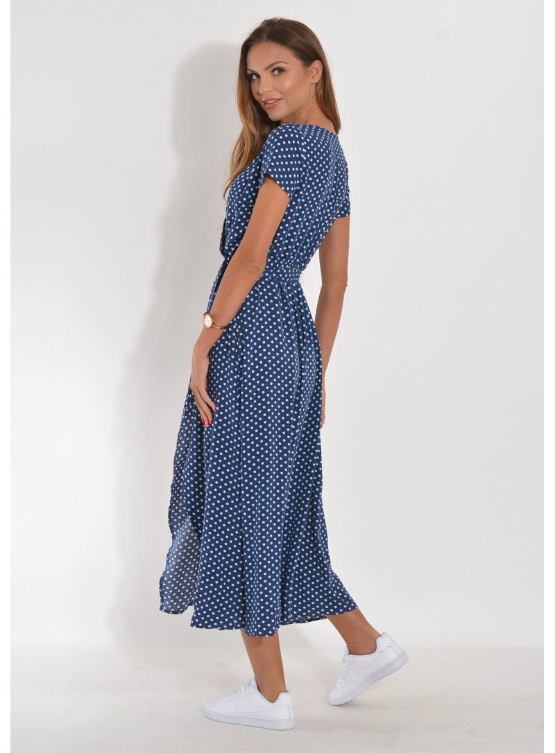 Kleurrijke Lente/Zomer Jurk voor Dames met Levendige Bloemenprints - Leyann