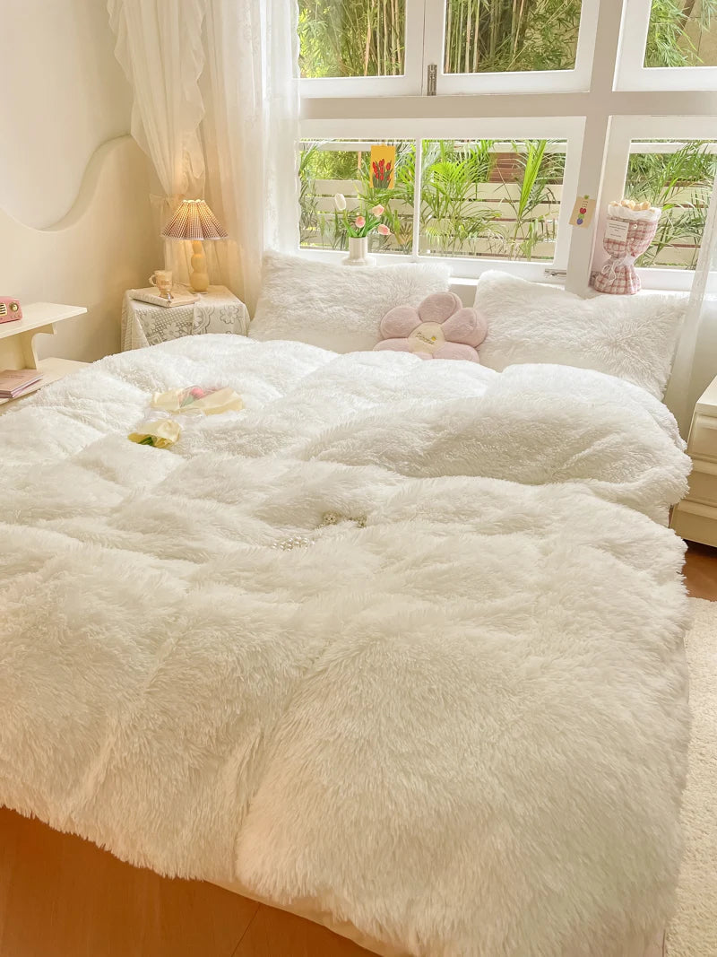 Snoepkleur Ritssluiting Dekbedovertrek Lang Haar - Harlo