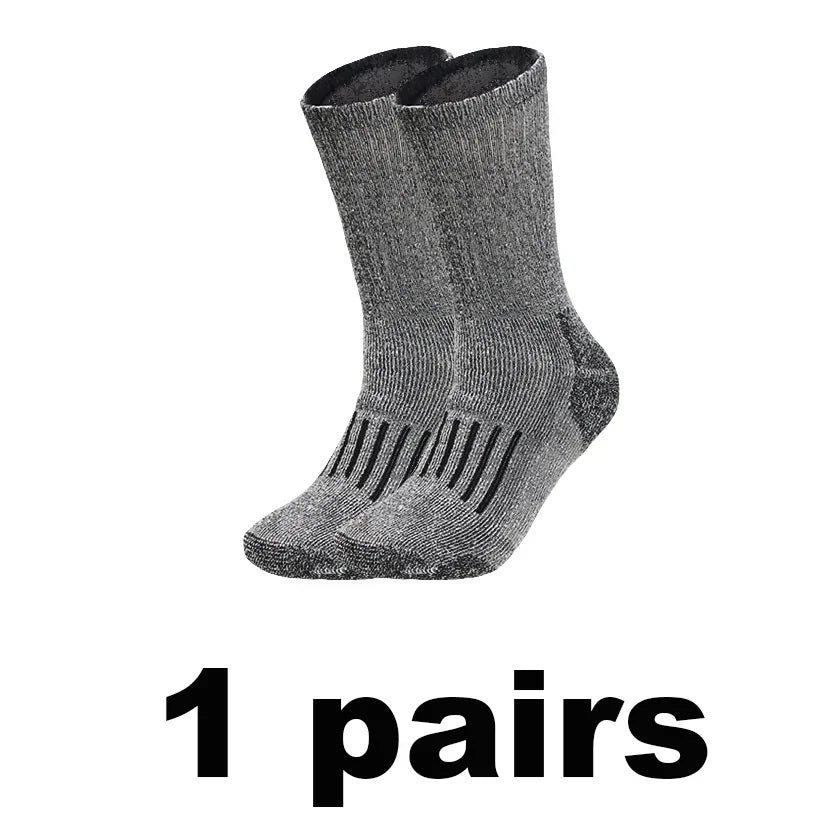 Herfst Paar Merino Wol Sokken Heren - Serapin