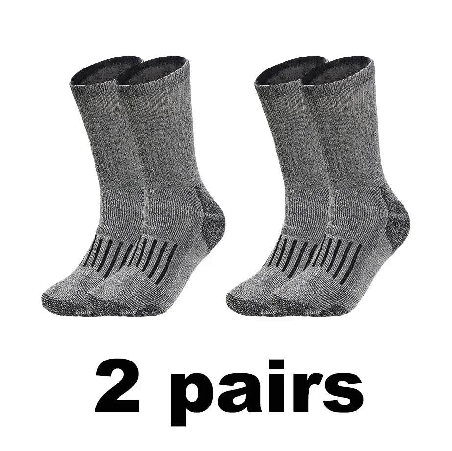 Herfst Paar Merino Wol Sokken Heren - Serapin