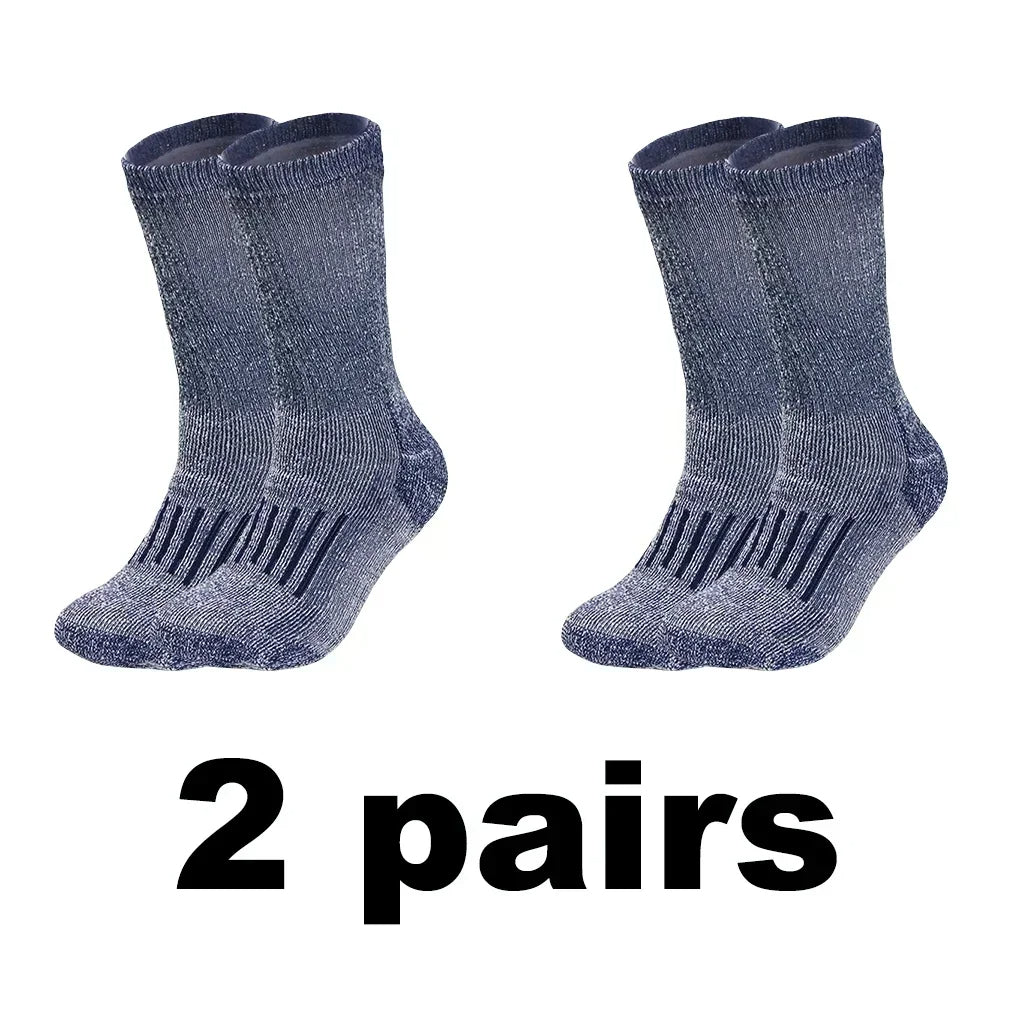 Herfst Paar Merino Wol Sokken Heren - Serapin