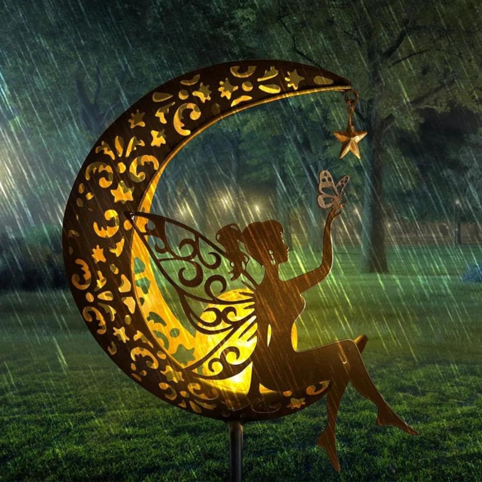 Solar tuinverlichting | Tuin bloem fee op zonne-verlichting - MoonFairy