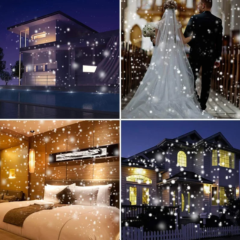 Kerst Projectorlicht|  Kerstverlichting van de Sneeuwvlok projector - Chase