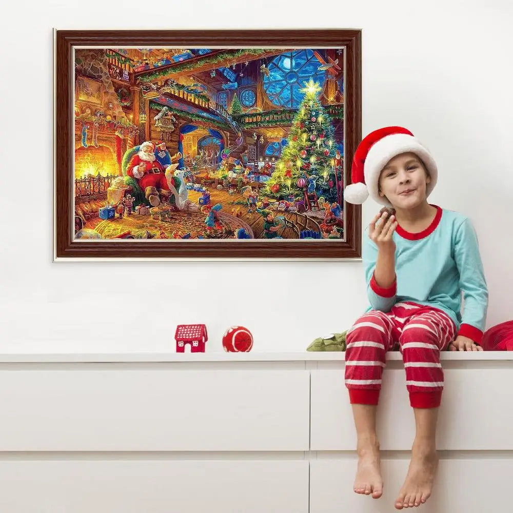 Kerstman puzzel adventkalender | Kerstmis puzzel speelgoed verrassingscadeaus voor kinderen | Kerst advent kalender - Kertso