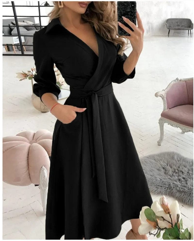 Elegante Midi Jurk voor Dames | Perfect voor Formele Gelegenheden - Rucy