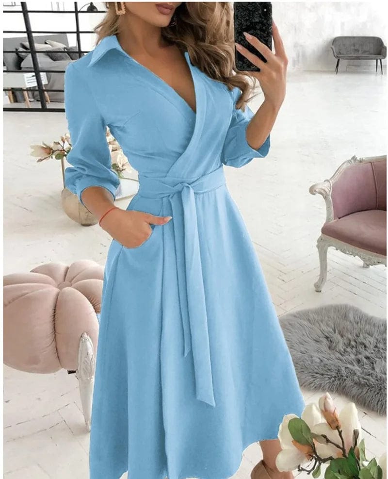 Elegante Midi Jurk voor Dames | Perfect voor Formele Gelegenheden - Rucy