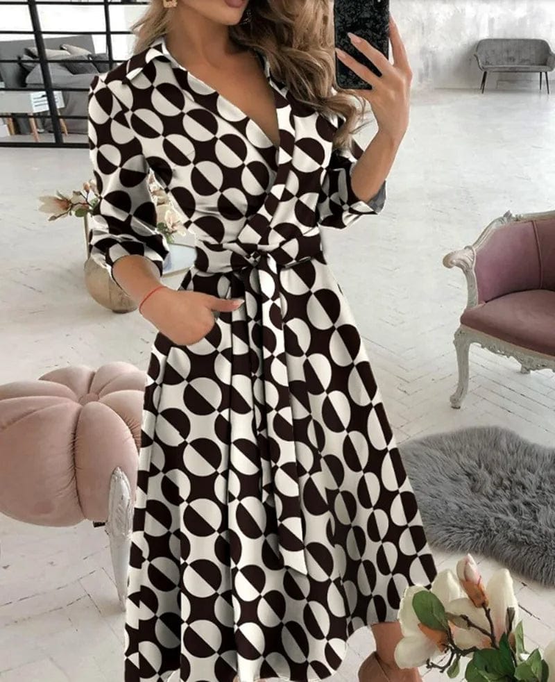 Elegante Midi Jurk voor Dames | Perfect voor Formele Gelegenheden - Rucy
