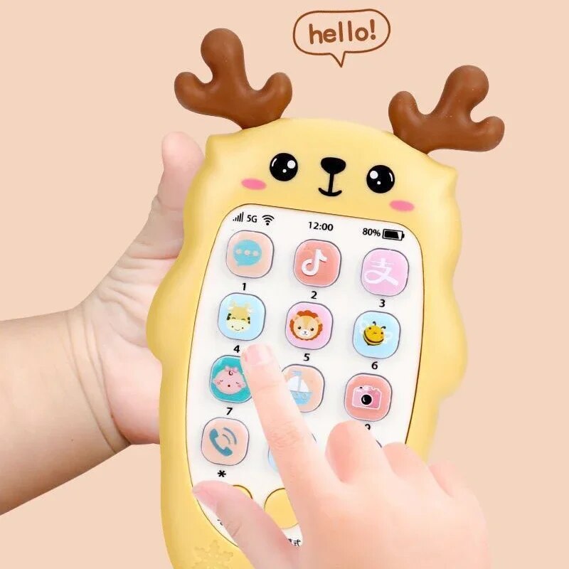 Leren Baby Telefoon Speelgoed - Paron
