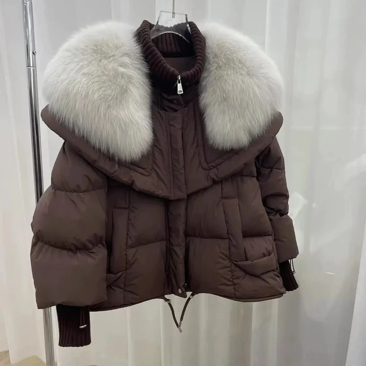 Bont Donsjack voor Dames | Luxe, Warme, Stijlvolle Winterjas - Shaina