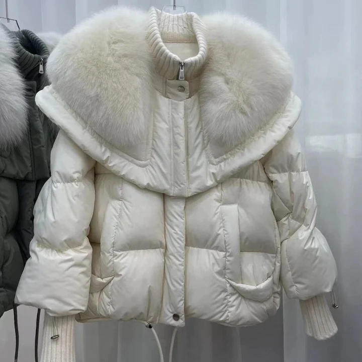 Bont Donsjack voor Dames | Luxe, Warme, Stijlvolle Winterjas - Shaina