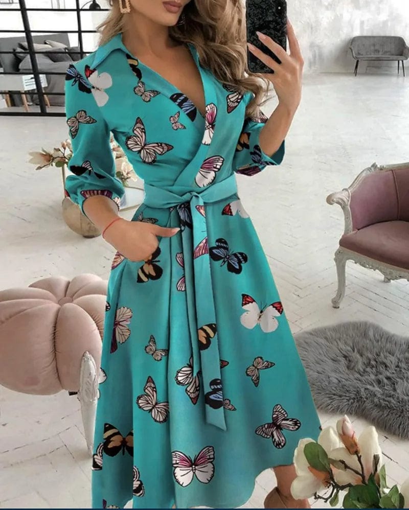 Elegante Midi Jurk voor Dames | Perfect voor Formele Gelegenheden - Rucy