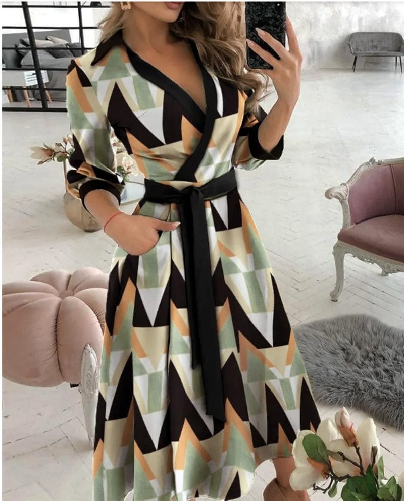 Elegante Midi Jurk voor Dames | Perfect voor Formele Gelegenheden - Rucy