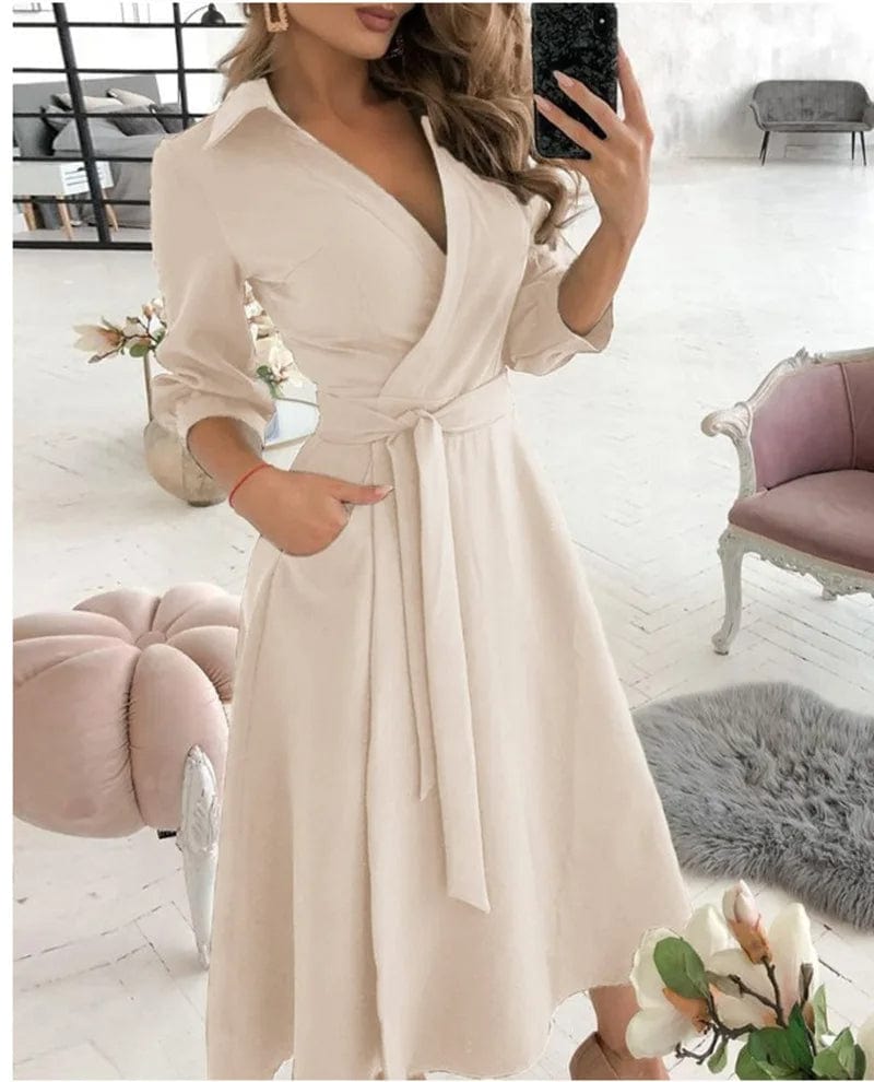 Elegante Midi Jurk voor Dames | Perfect voor Formele Gelegenheden - Rucy
