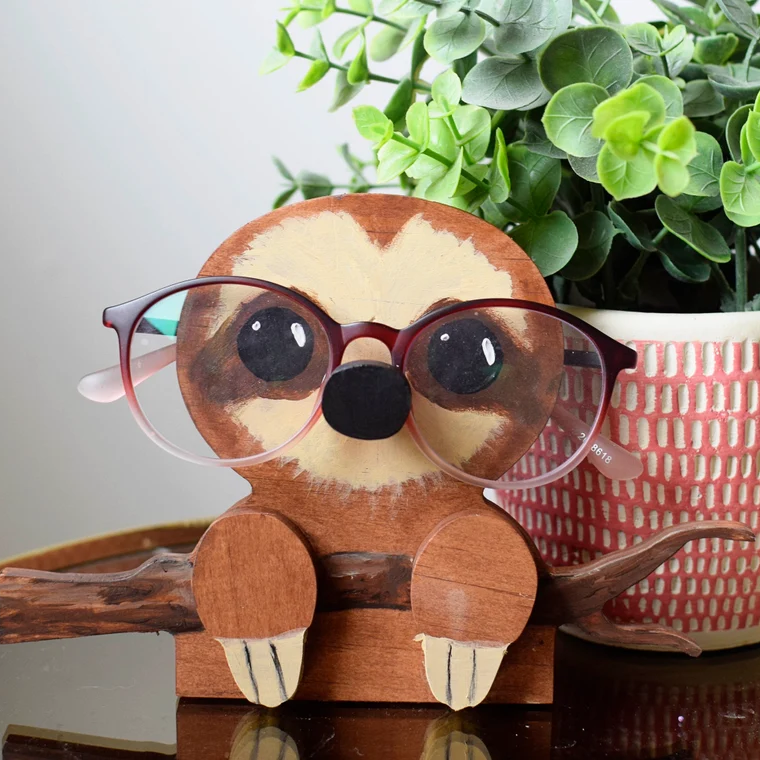 Handgemaakte Brillenhouder In Schattig Dierenmotief - Minilen
