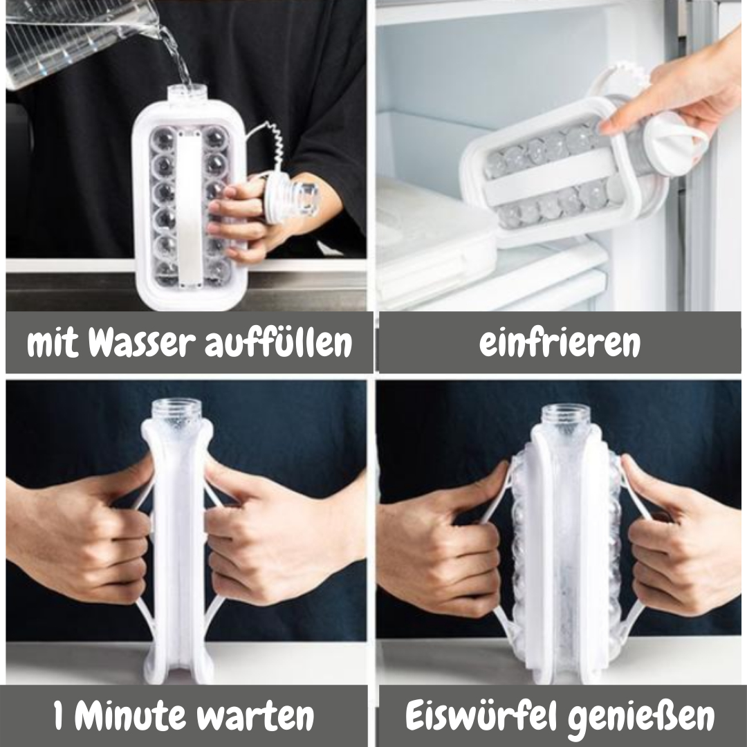 IceGrid -  2-in-1 ijsblokjesmaker fles