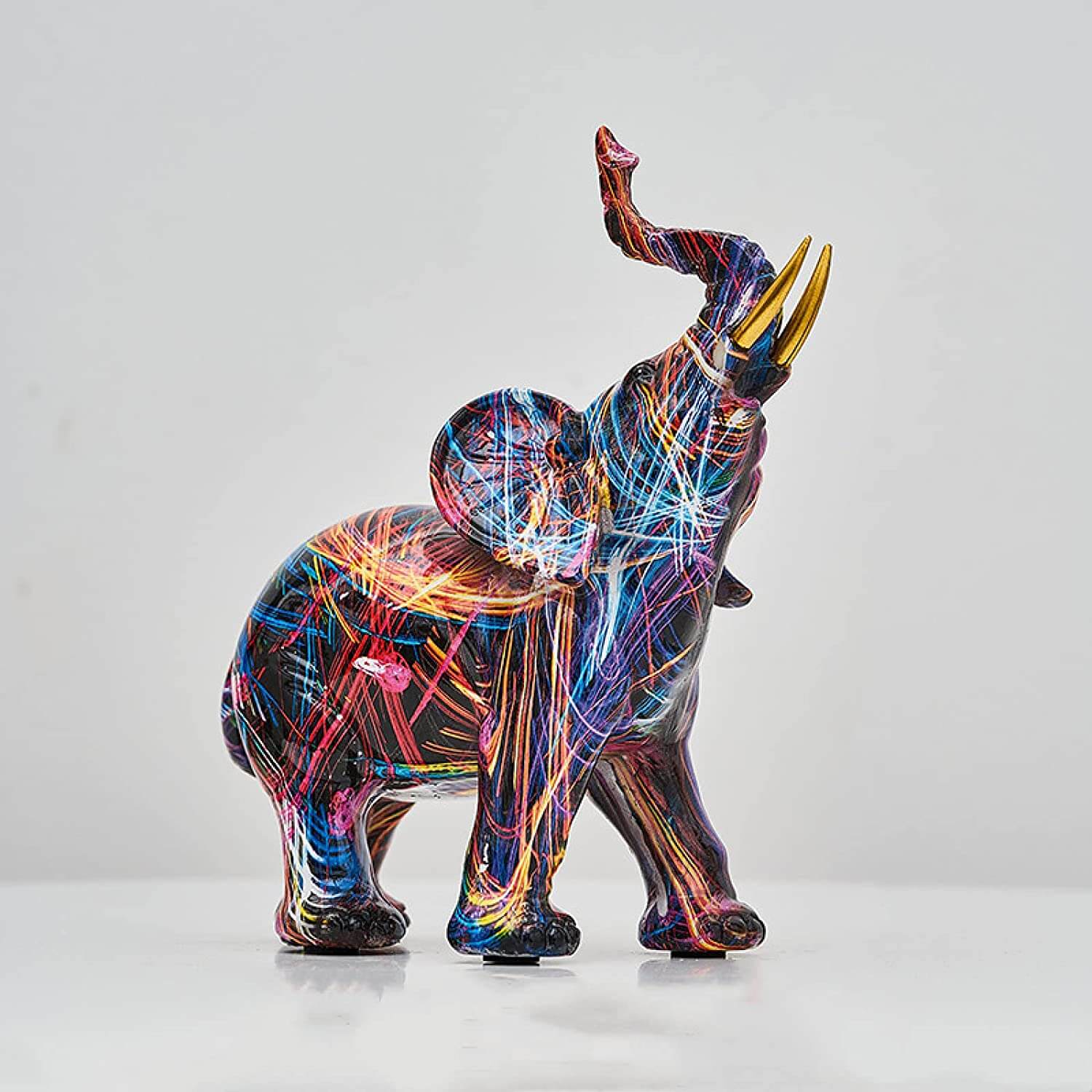 Elephant - Abstracte Unieke Olifant Decoratie