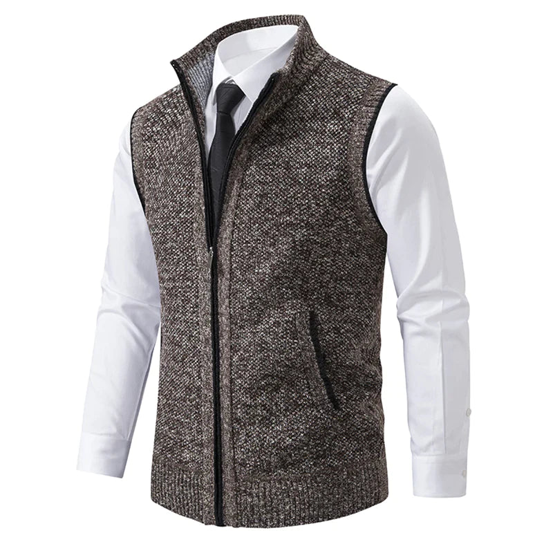 Gebreid Vest met Rits | Strakke Stijl Ontmoet Comfort - Kason