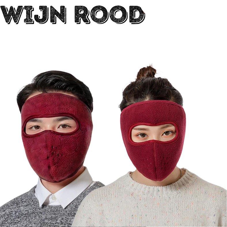 Winter Ademend Fleece Masker Unisex | Lichtgewicht  - Kimchi