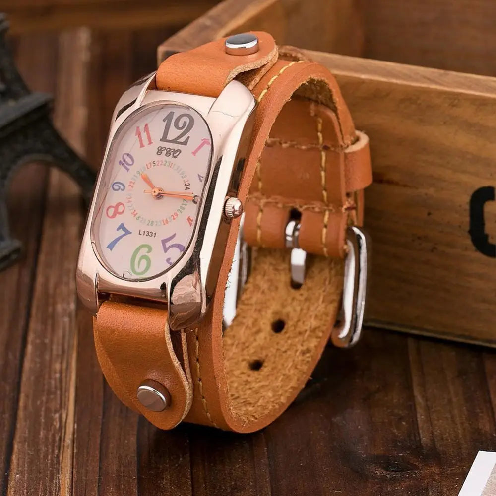 Vintage horloge elegantie veelzijdigheid - Gon