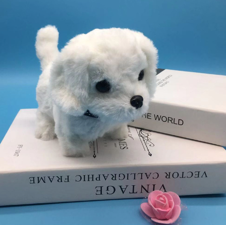 CuddToy  | Mini realistische Knuffelhond - Een realistische huisdierervaring
