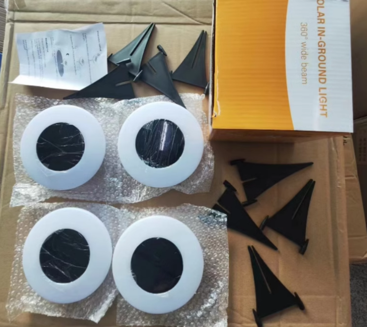 Luxe & Functionele Solar Grondlampen - 4 stuks | GardenGlow