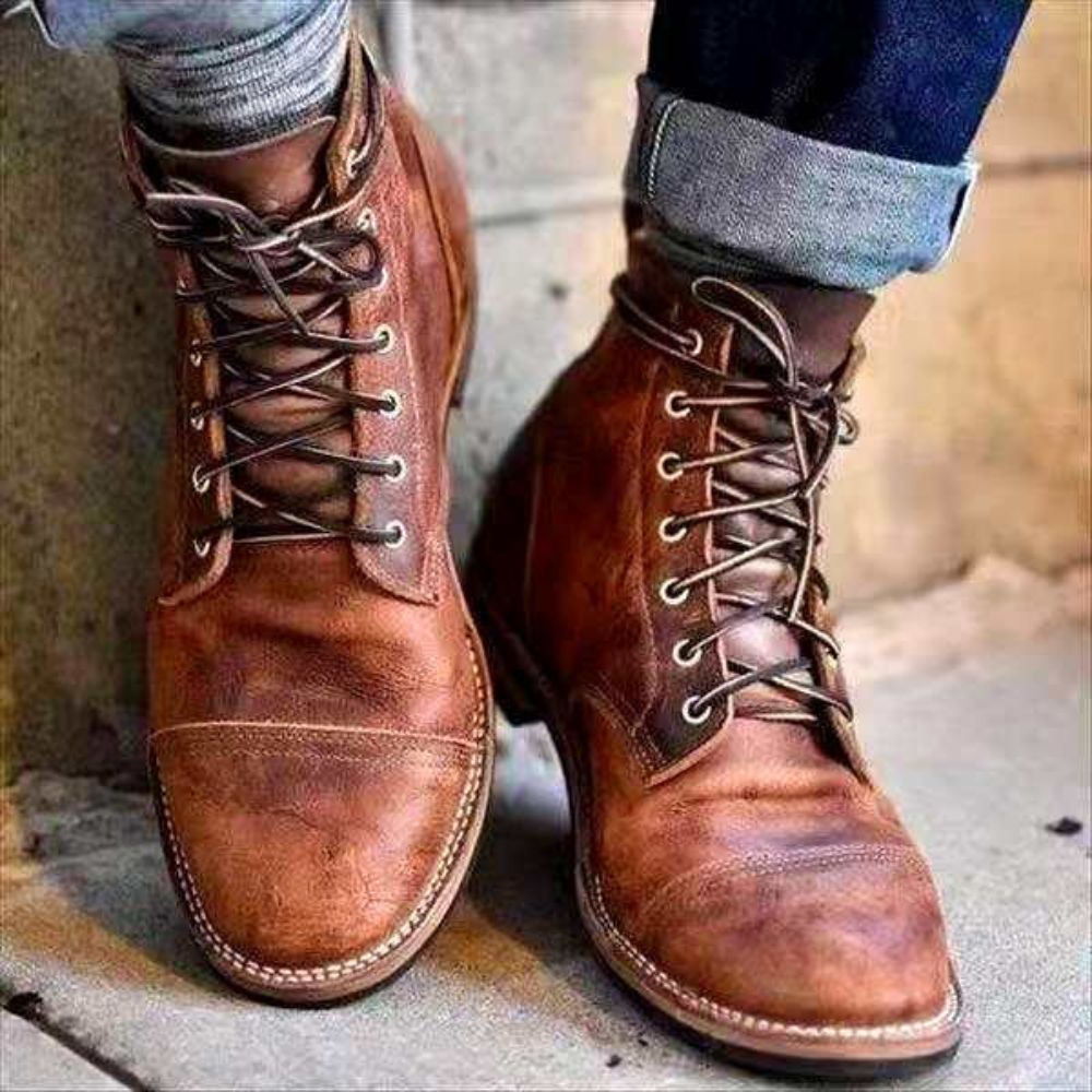 Heren Klassieke Leren Laarzen | Tijdloze Elegant voor Lente & Dagelijks Gebruik - Chaser