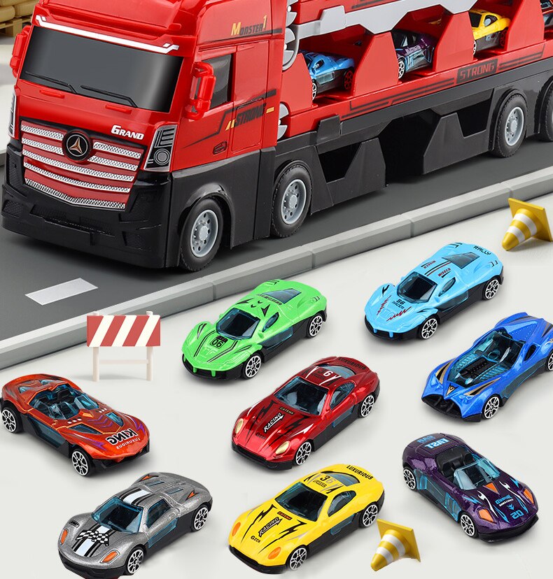 Opvouwbare Racewagen Met Raceauto's | Creatief speelgoed - RaceCar