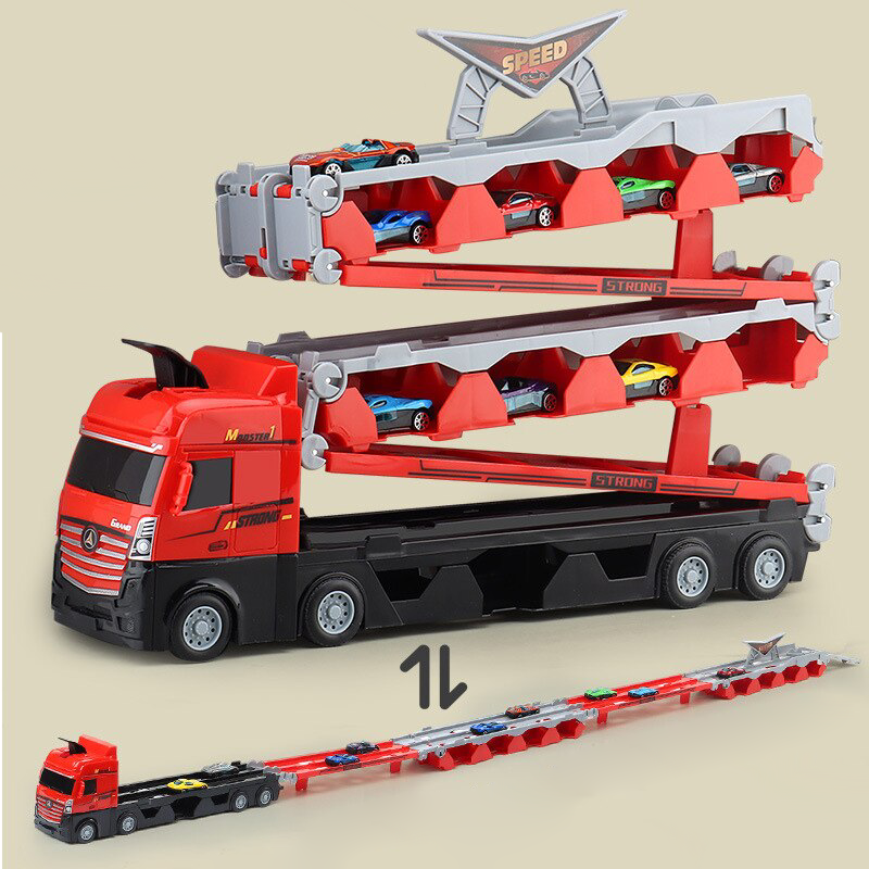 Opvouwbare Racewagen Met Raceauto's | Creatief speelgoed - RaceCar