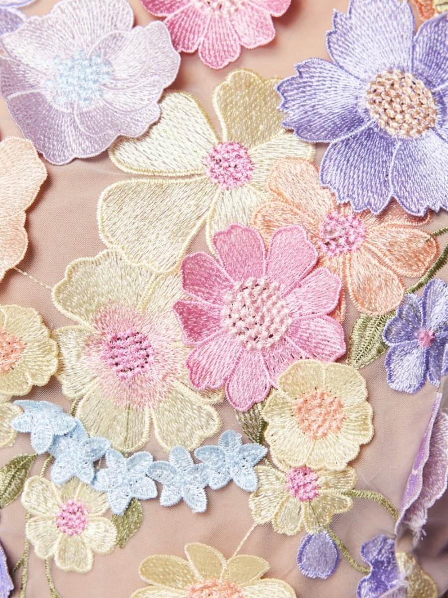 Mouwloze Bloemeninspiratie Lange Jurk voor Dames | Elegante A-Lijn Zomercollectie - Axie