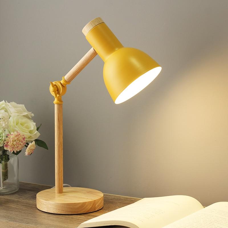 Scandinavische Houten Bureau Lamp - GlowMalist