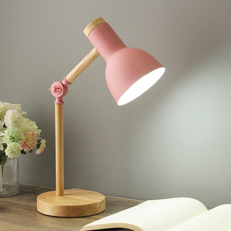 Scandinavische Houten Bureau Lamp - GlowMalist