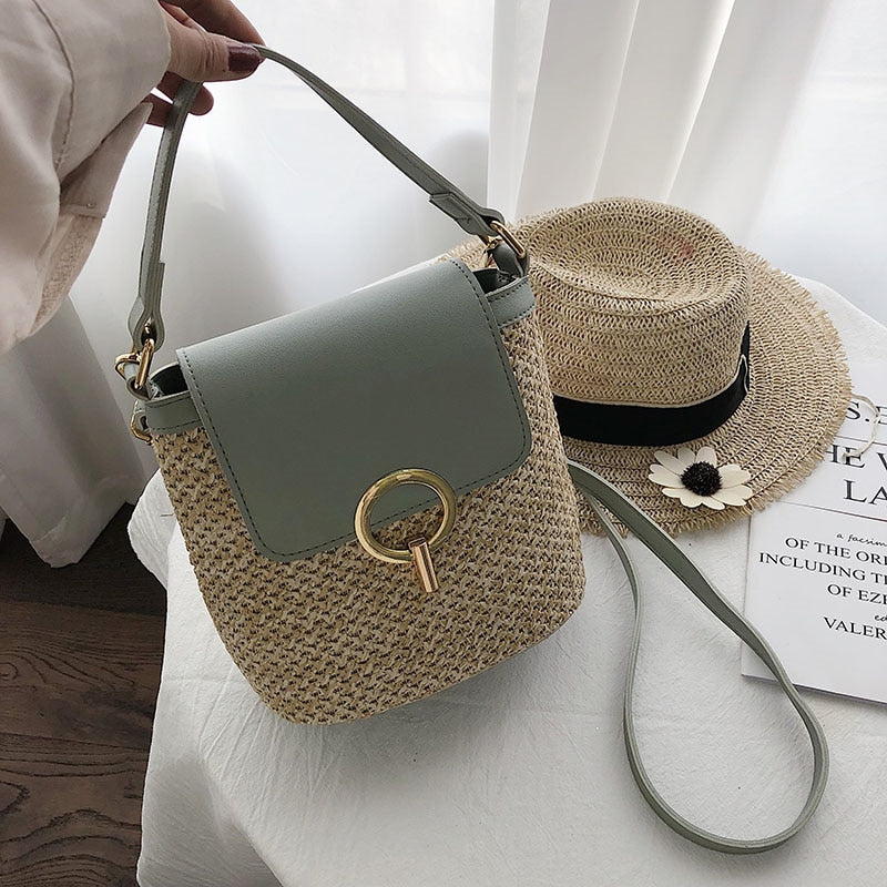 Myla - Handtas van stro, strandtas chic voor de zomer