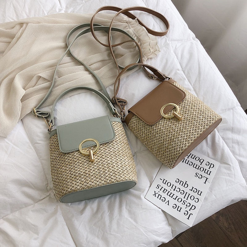 Myla - Handtas van stro, strandtas chic voor de zomer