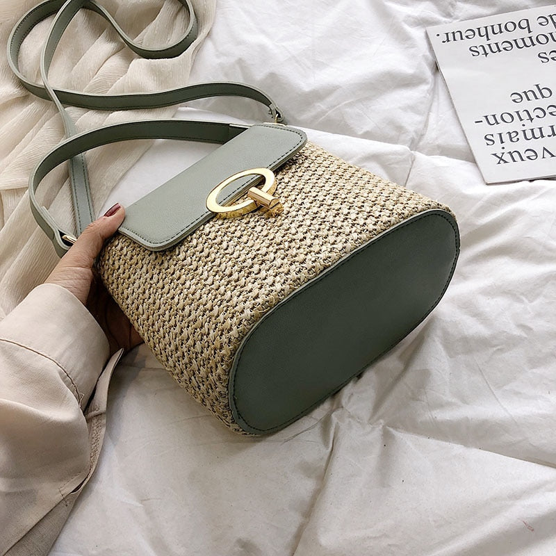 Myla - Handtas van stro, strandtas chic voor de zomer