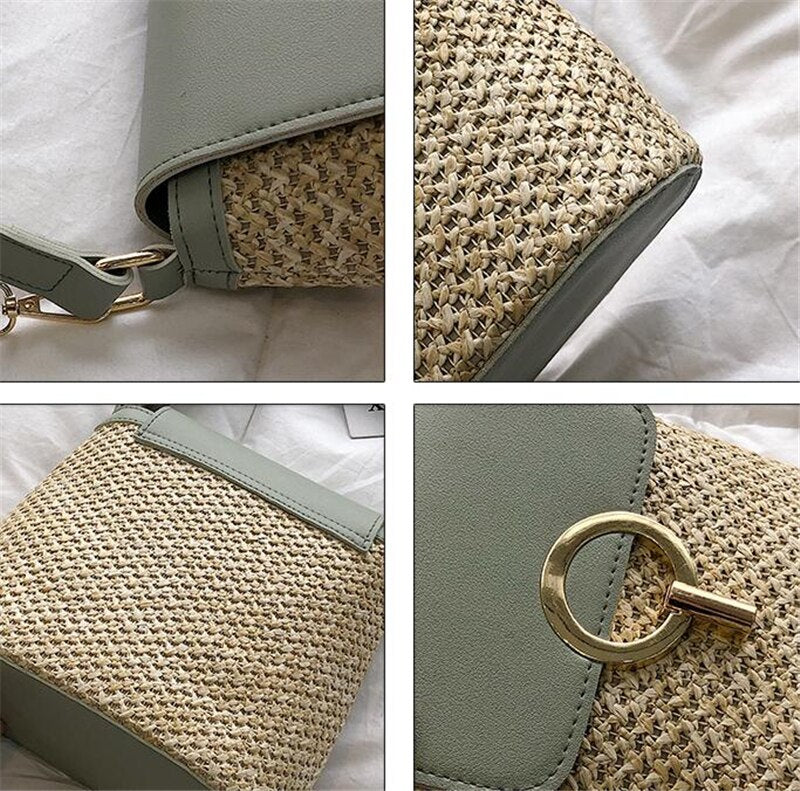 Myla - Handtas van stro, strandtas chic voor de zomer