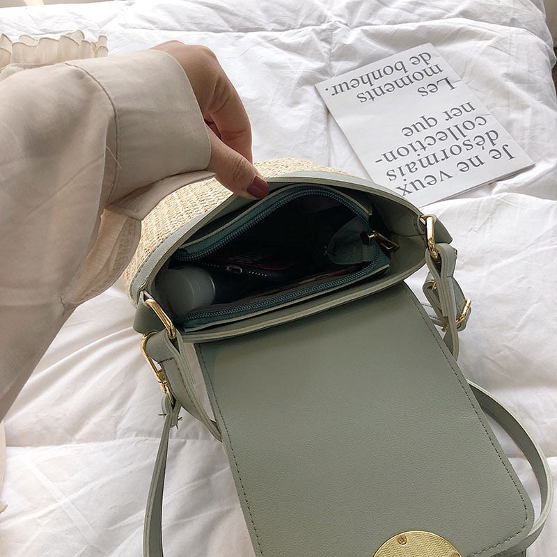 Myla - Handtas van stro, strandtas chic voor de zomer