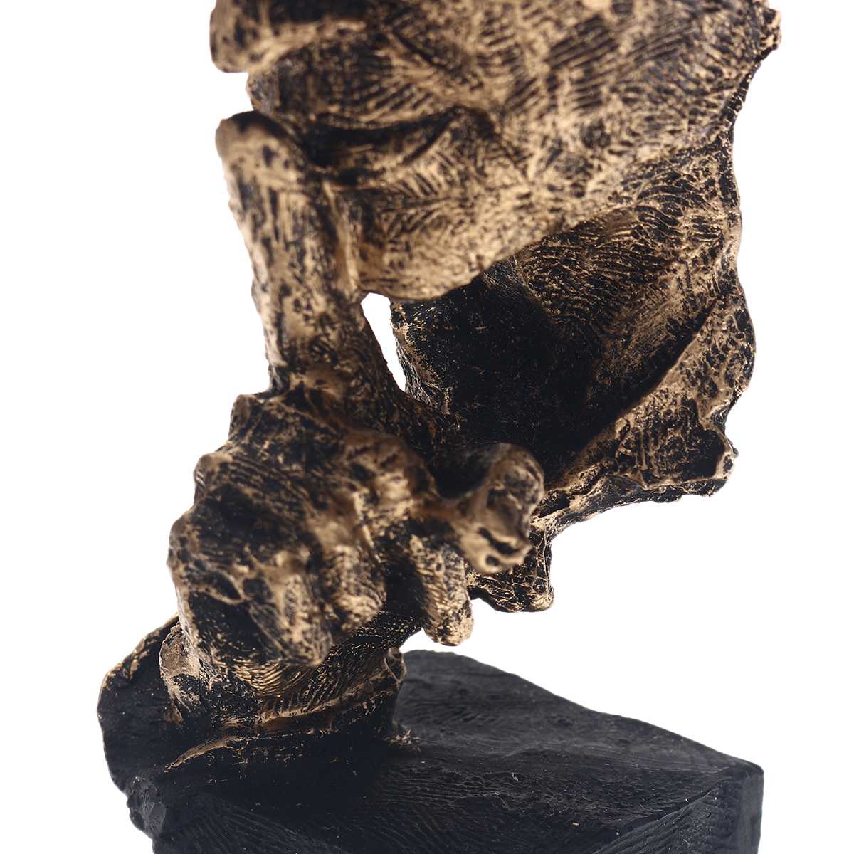 Noordse Stilte Gouden Beeldjes - Abstracte Sculptuur - Noorden