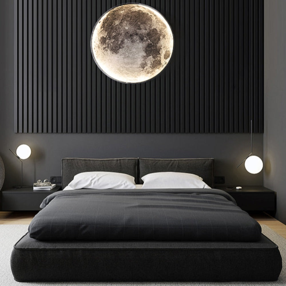 Chandy - 3D LED maan of aarde plafond- of wandlamp
