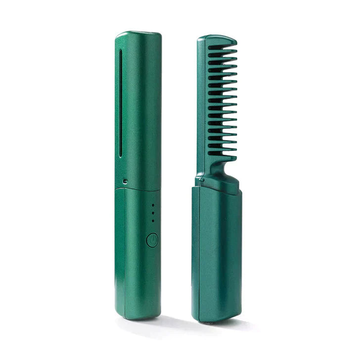 Sloan | 2-in-1 elektrische haarstyling kam | Salonkwaliteit