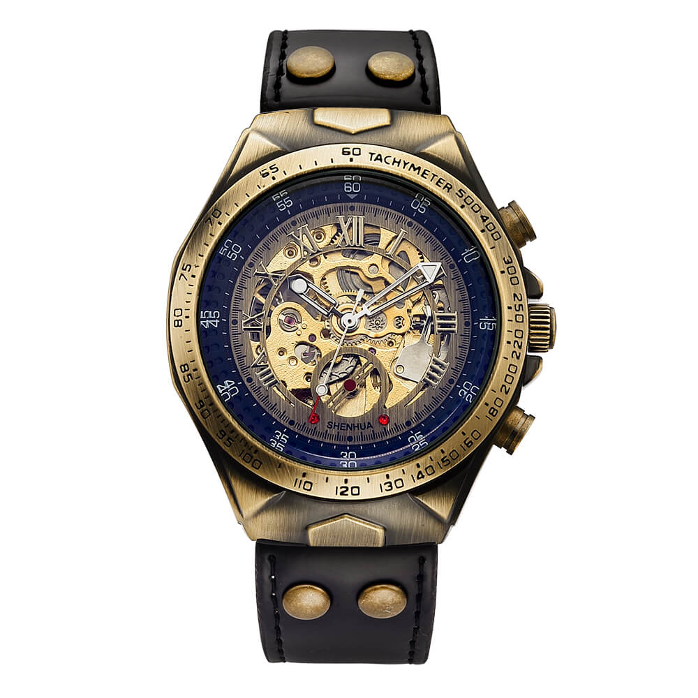 Steampunk Vintage Skelet Horloge - Clockwork