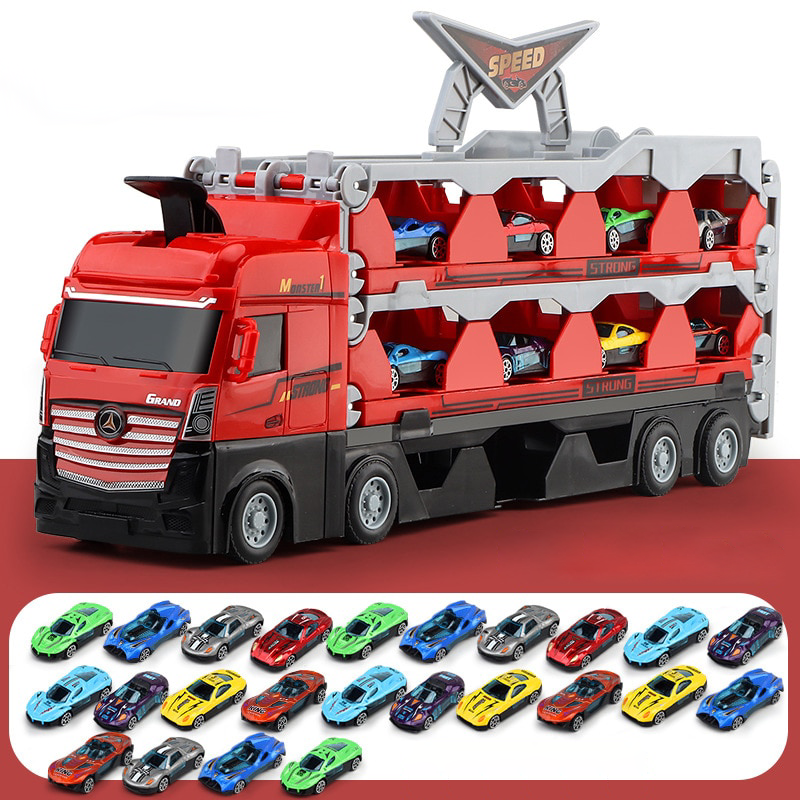 Opvouwbare Racewagen Met Raceauto's | Creatief speelgoed - RaceCar